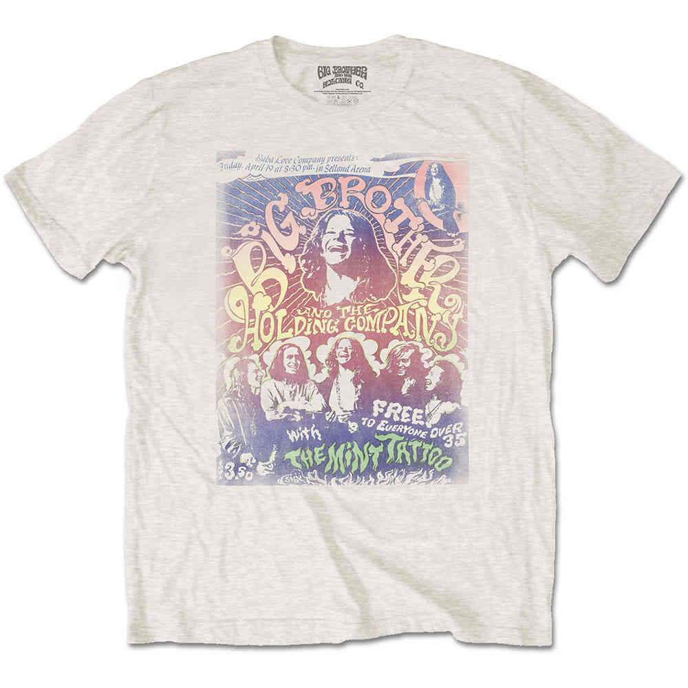 Big Brother And The Holding Company - Selland Arena Tshirt Homme - Crème
